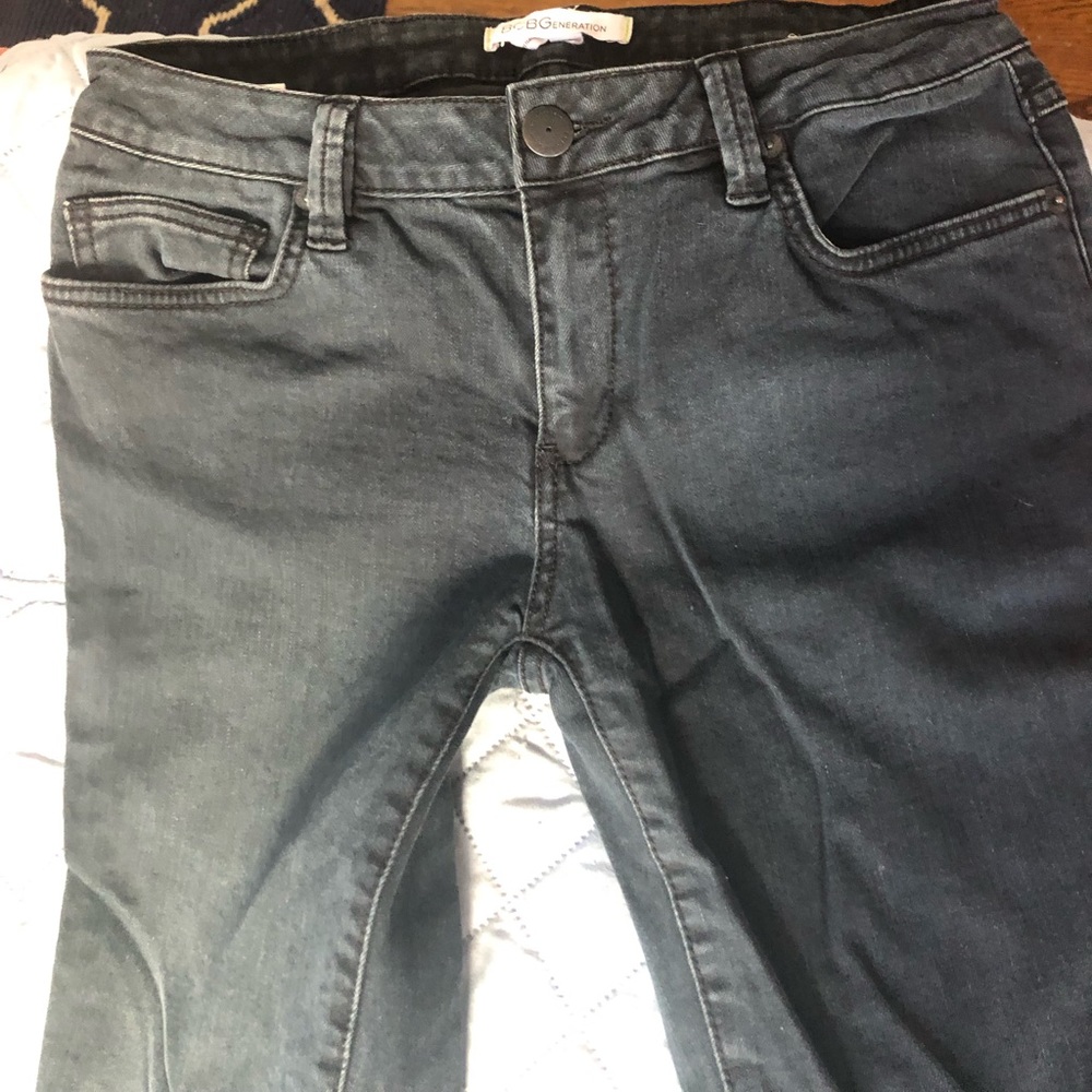 Black designer jeans